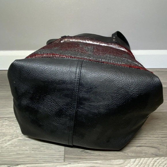 Disney Parks Star Wars Large Tote Bag 2 Sided Purse Flip Sequin w/ 4 Logo Design - Picture 8 of 16